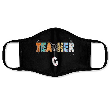 Discover Funny Halloween Teacher Costume Face Masks