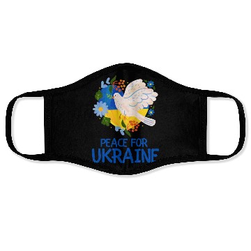 Discover Peace For Ukraine Face Masks