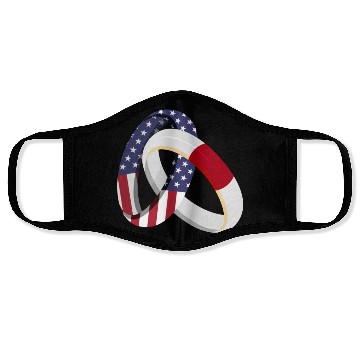 Discover Japan American Ring Heritage Flags Face Masks