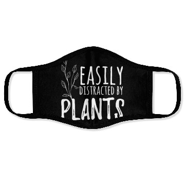 Discover Easily Distracted By Plants Face Masks