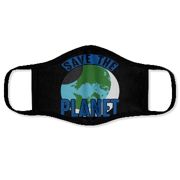 Discover Save The Planet Earth Protection Support Face Masks
