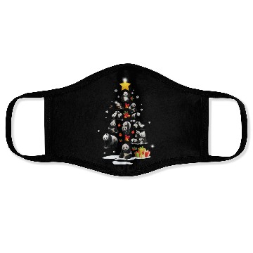 Discover Panda Christmas Tree Panda Xmas Funny Gift Face Masks