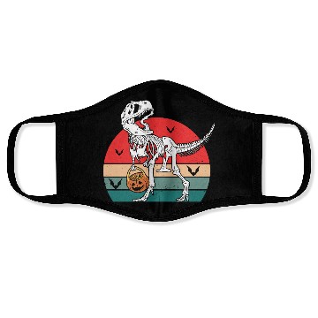 Discover Halloween Boys Dinosaur Skeleton T rex Scary Pumpk Face Masks