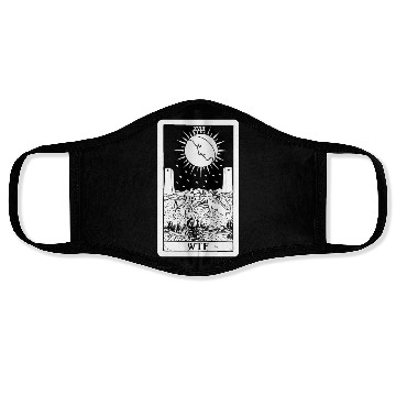 Discover WTF - The Moon Tarot Card Face Masks