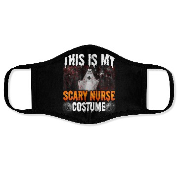 Discover This Is My Scary Nurse Costume Halloween Angry Boo Face Masks