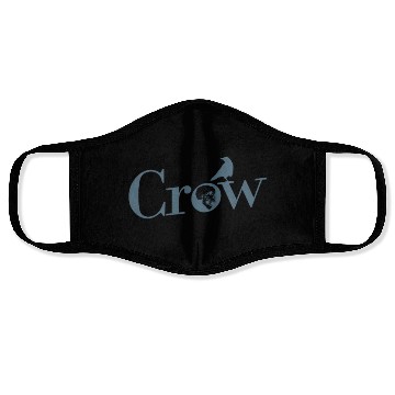 Discover Crow Animal Bird Environment and Nature Face Masks