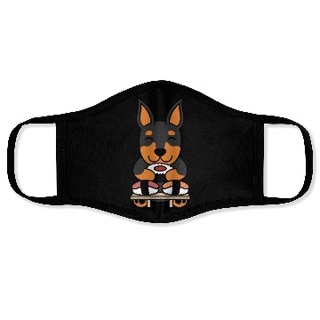 Discover Sushi Lover Doberman Face Masks