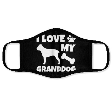 Discover I Love My Granddog Cane Corso Face Masks