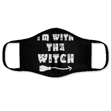 Discover I'm With The Witch Face Masks