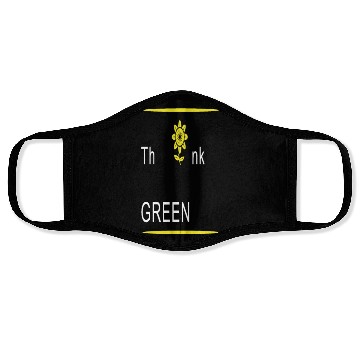 Discover Think Green Green Earth Face Masks