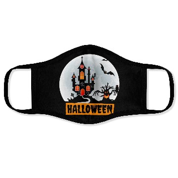 Discover Halloween night story series Face Masks