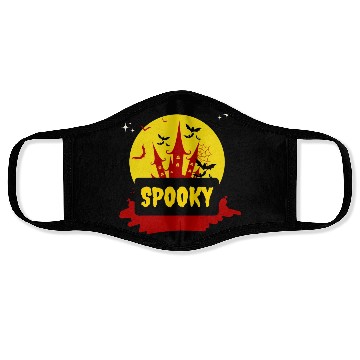 Discover Halloween night story series Face Masks