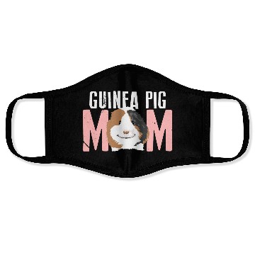 Discover Sweet Guinea Pig Mom For Pet Owner Face Masks