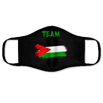 Discover Jordan team flag design Face Masks