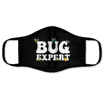 Discover Bug Expert Entomology Insect Catching Groovy Face Masks