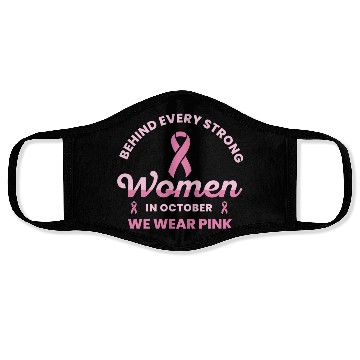 Discover In October We Wear Pink Breast Cancer Awareness Face Masks