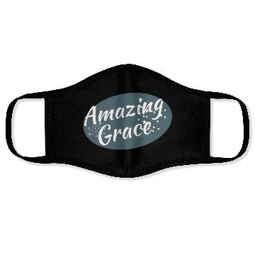 Discover Amazing Grace Christian design Face Masks