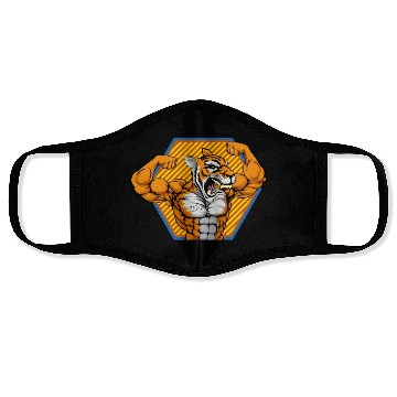 Discover Strong Tiger Face Masks