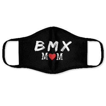 Discover Awesome Bmx Bike Race Mom Life On The Track Face Masks