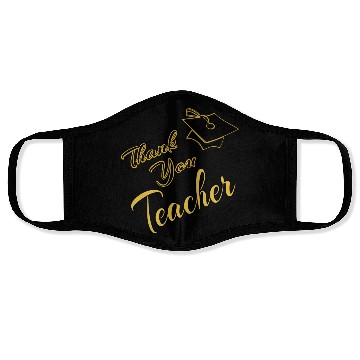 Discover Thank You Teacher Face Masks