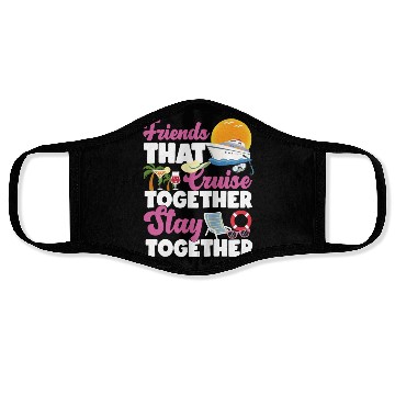 Discover Cruise Ship Vacation Friends Face Masks