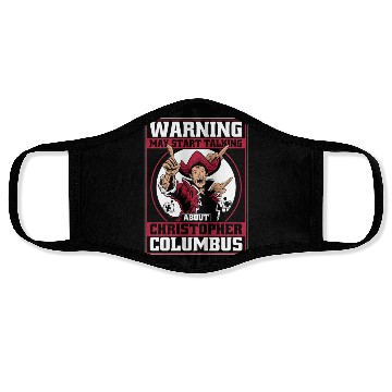 Discover Columbus Day 1492 Face Masks