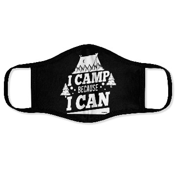 Discover Cool campsite for camper and nature lovers Face Masks