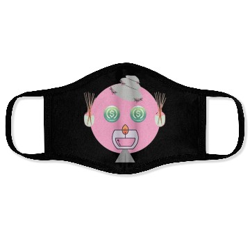 Discover robot sail Face Masks