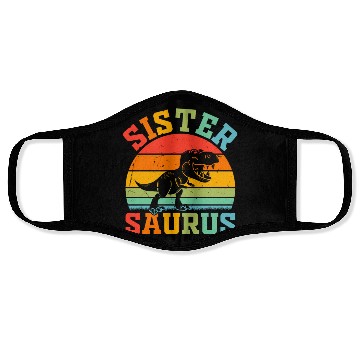 Discover Sistersaurus Sister Dinosaur Sister Saurus Sister Face Masks