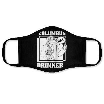 Discover Columbus Day 1492 Face Masks