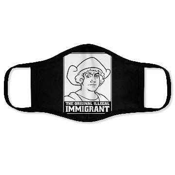 Discover Columbus Day 1492 Face Masks