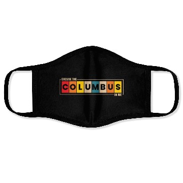 Discover Columbus Day 1492 Face Masks