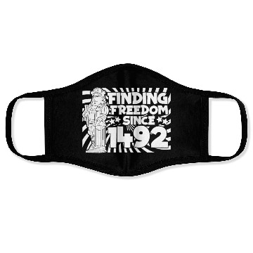 Discover Columbus Day 1492 Face Masks