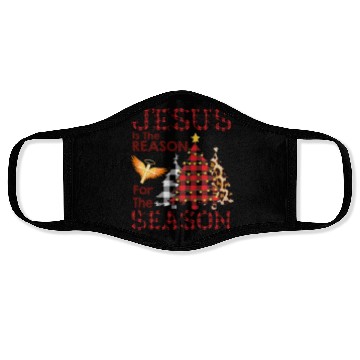 Discover JESUS IS THE REASON FOR THE SEASON Face Masks