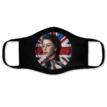 Discover Rip Queen Elizabeth II - Above All Else Face Masks