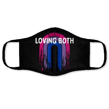 Discover Loving Both Bisexual LGBTQ Bi Pride Gender Face Masks