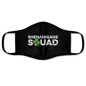Discover Shenanigans Squad Gangster Gift Face Masks