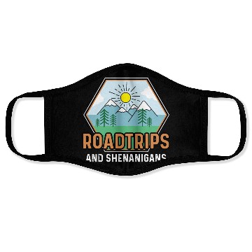 Discover Road Trip Shenanigans Nature Lover And Explorer Gi Face Masks