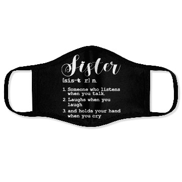 Discover Sister Definition Face Masks