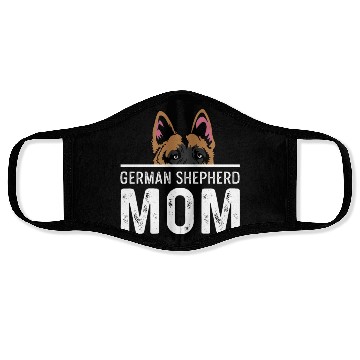 Discover German Shepherd Mom Pet Lover Gift Face Masks