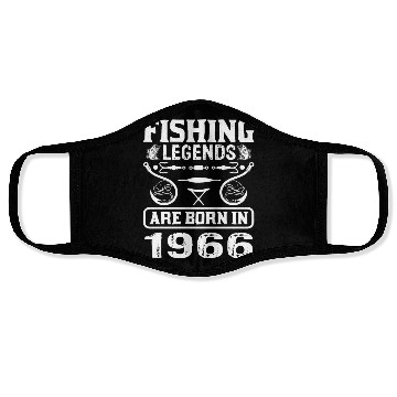 Discover Fishing Legends Are Born In 1966 Face Masks
