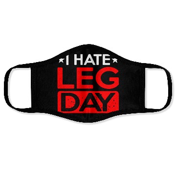 Discover I Hate Leg Day 12 Face Masks