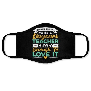 Discover Daycare Teacher Childcare Educator Director Face Masks