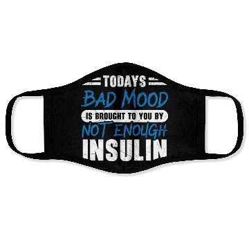 Discover Type 2 Diabetes T2D Warrior Diabetes Awareness Face Masks