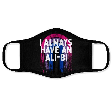 Discover I Always Have an Ali-Bi Bisexual Couples Bi Pride Face Masks