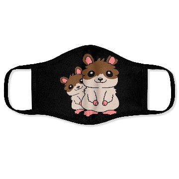 Discover family hamster small child Face Masks