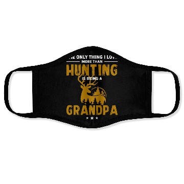 Discover I Love Deer Hunting Gifts for Hunter Grandpa Dad Face Masks
