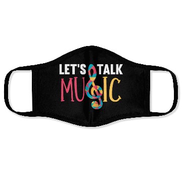 Discover Music Teacher Music Key Face Masks