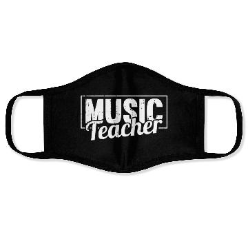 Discover Music Teacher Face Masks