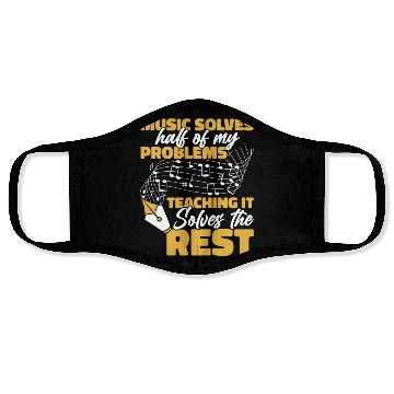 Discover Music Teacher Notes Face Masks